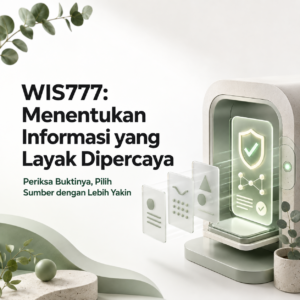 WIS777: Menentukan Informasi yang Layak Dipercaya
